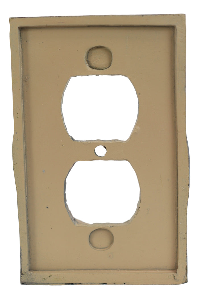 Set Of 2 Western Horseshoe Turquoise Mustang Wall Double Receptacle Outlet Plate