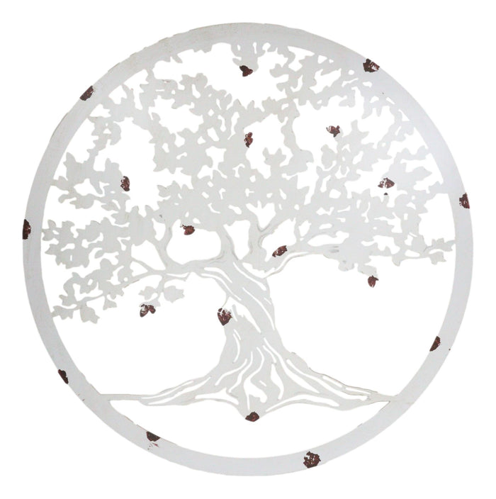 Set Of 4 Colorful 23" Oversized Celtic Tree Of Life Medallion Wall Circle Decors