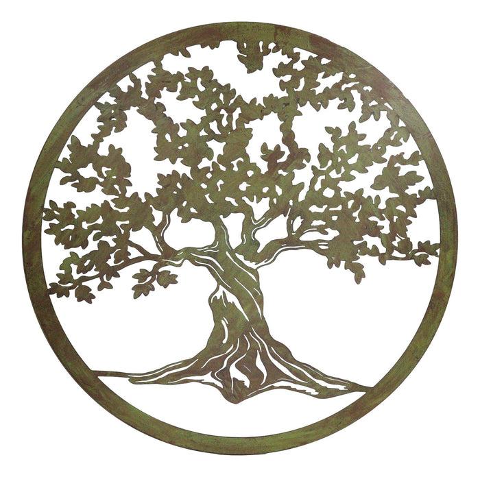 Set Of 4 Colorful 23" Oversized Celtic Tree Of Life Medallion Wall Circle Decors