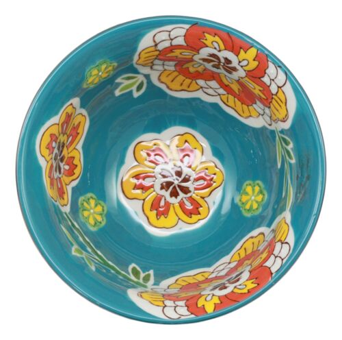 Set Of 4 Luxury Gold Plated Ceramic Personal Dining Bowls 6"D Ramen Soup Bowl