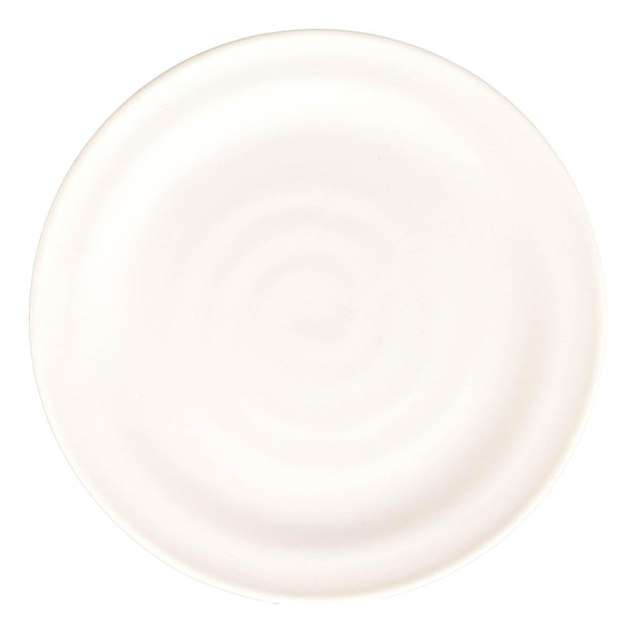 Set Of 6 Modern Irregular Matte White Melamine Small Appetizer Dessert Plates