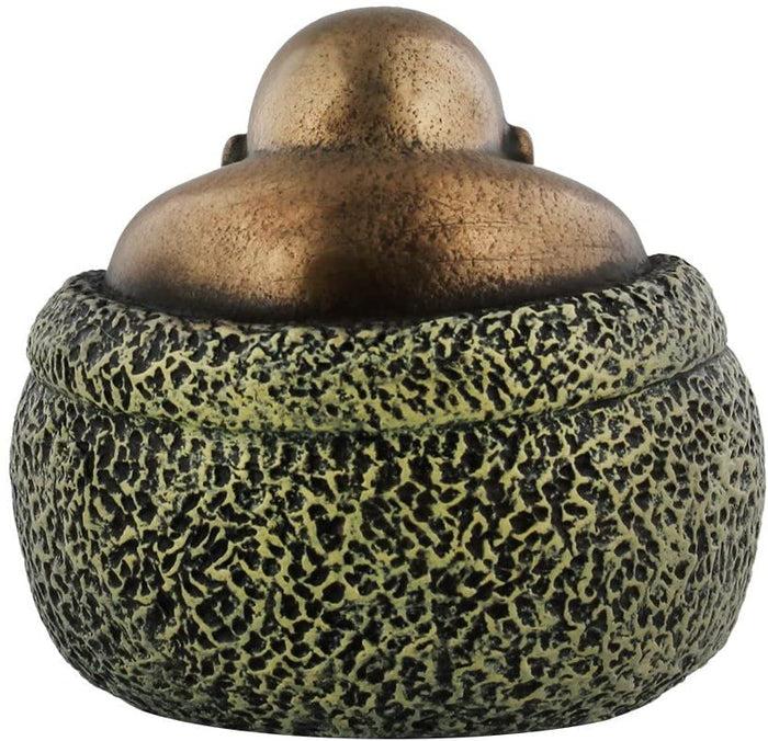 Small Happy Buddha Luck And Wealth Sculpture Statue Bodhisattva Enlightenment