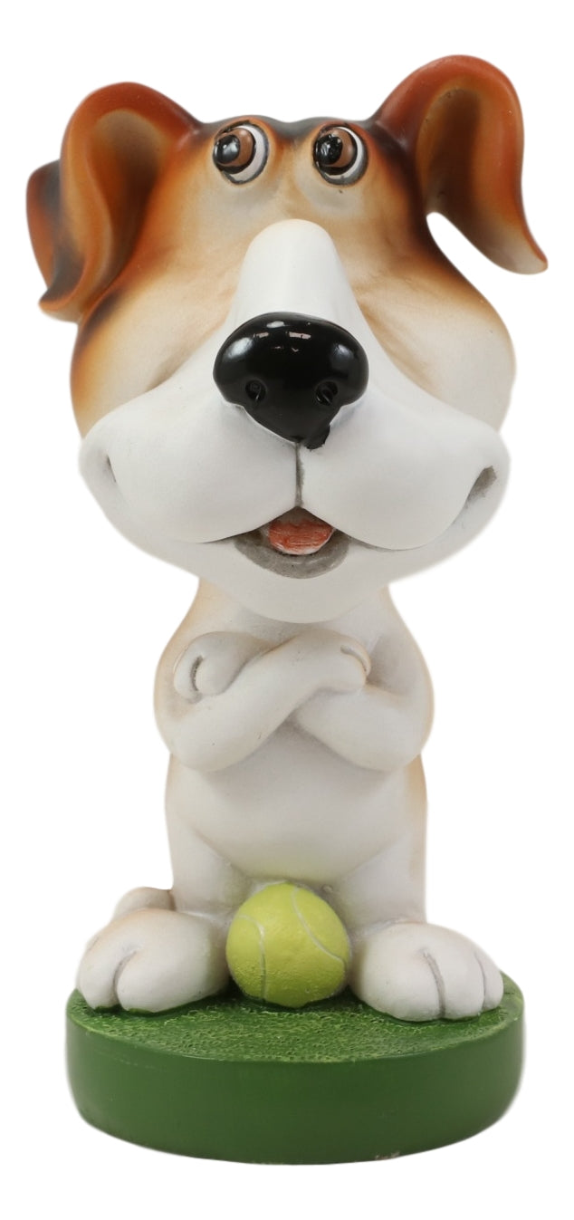 Tennis Sport Hound Dog Novelty Gift Whimsical Eyeglass Spectacle Holder Figurine
