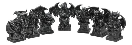 The Allegorical Seven Deadly Sins Gargoyle Figurine Set Of 7 Wicked Gargoyles