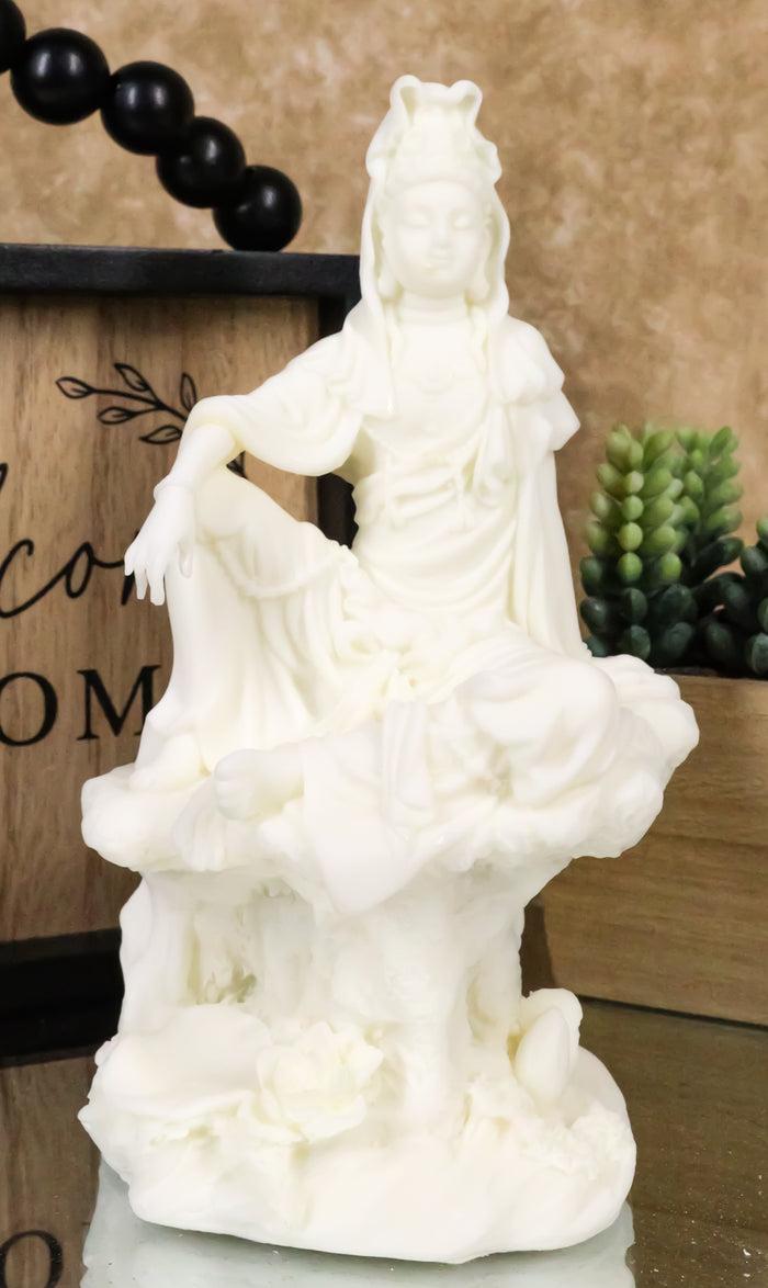 The Water And Moon Goddess Kuan Yin Bodhisattva Statue Immortal Deity Of Mercy