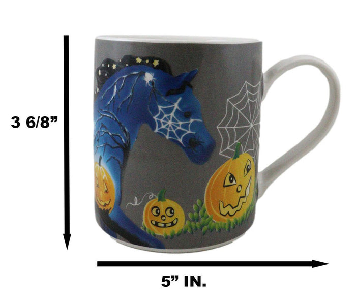 Trail Of Painted Ponies Halloween Spooky Graveyard Gallop Horse Ceramic Mug