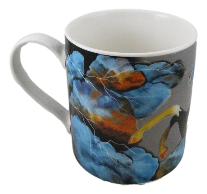 Trail Of Painted Ponies Stormy Dark Weather Thunder Fury Horse Ceramic Mug