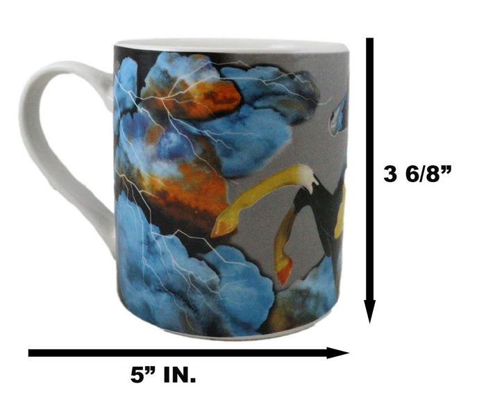 Trail Of Painted Ponies Stormy Dark Weather Thunder Fury Horse Ceramic Mug