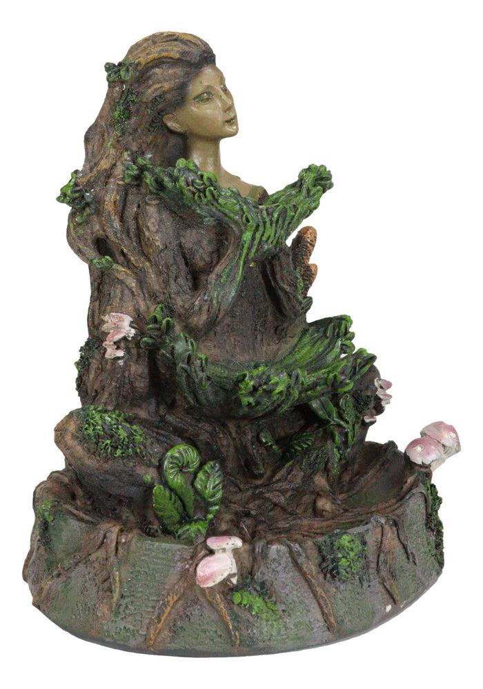 Tree Woman Gaia Dryad Ent Native Earth Goddess Backflow Incense Cone Burner