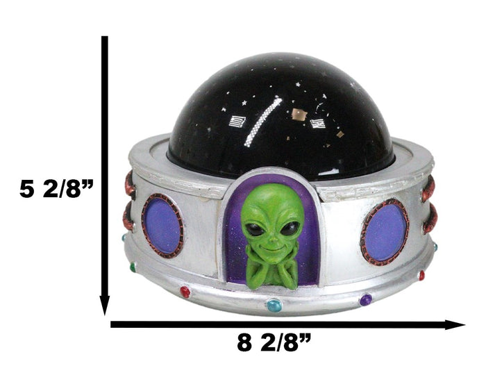 UFO Outer Space Celestial Moon And Stars Roswell Alien Projector Night Light