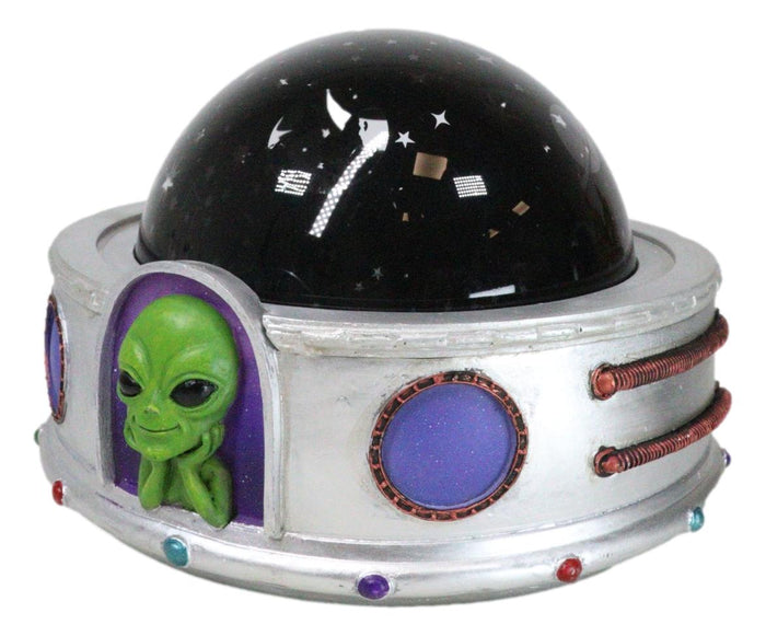 UFO Outer Space Celestial Moon And Stars Roswell Alien Projector Night Light