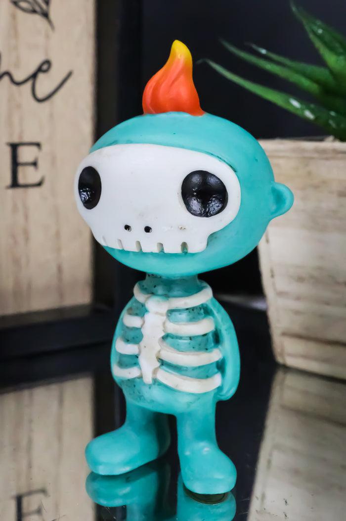 Underbedz Chadow Skeleton Baby With Skeletal Ribcage And Flame Head Figurine