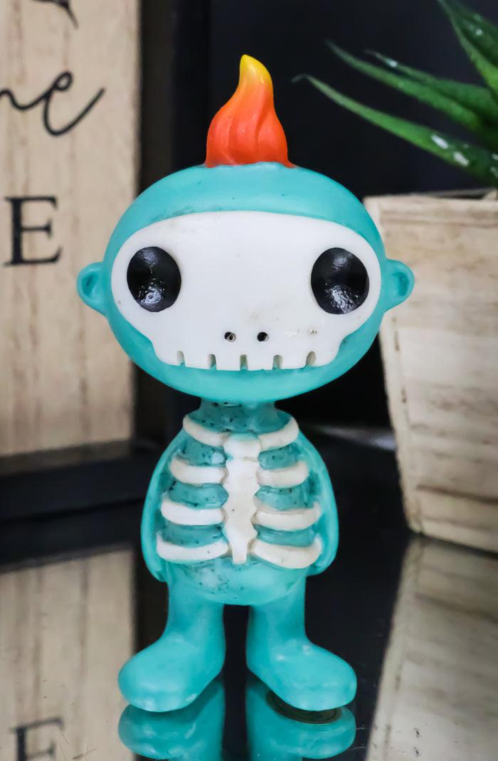Underbedz Chadow Skeleton Baby With Skeletal Ribcage And Flame Head Figurine