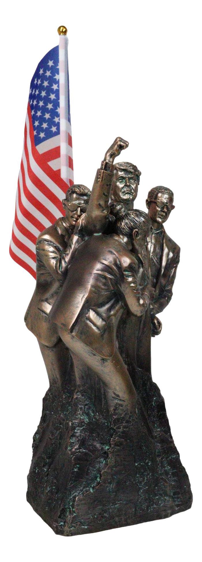 USA President Donald Trump Raising Right Fist Fight Butler Rally MAGA Figurine