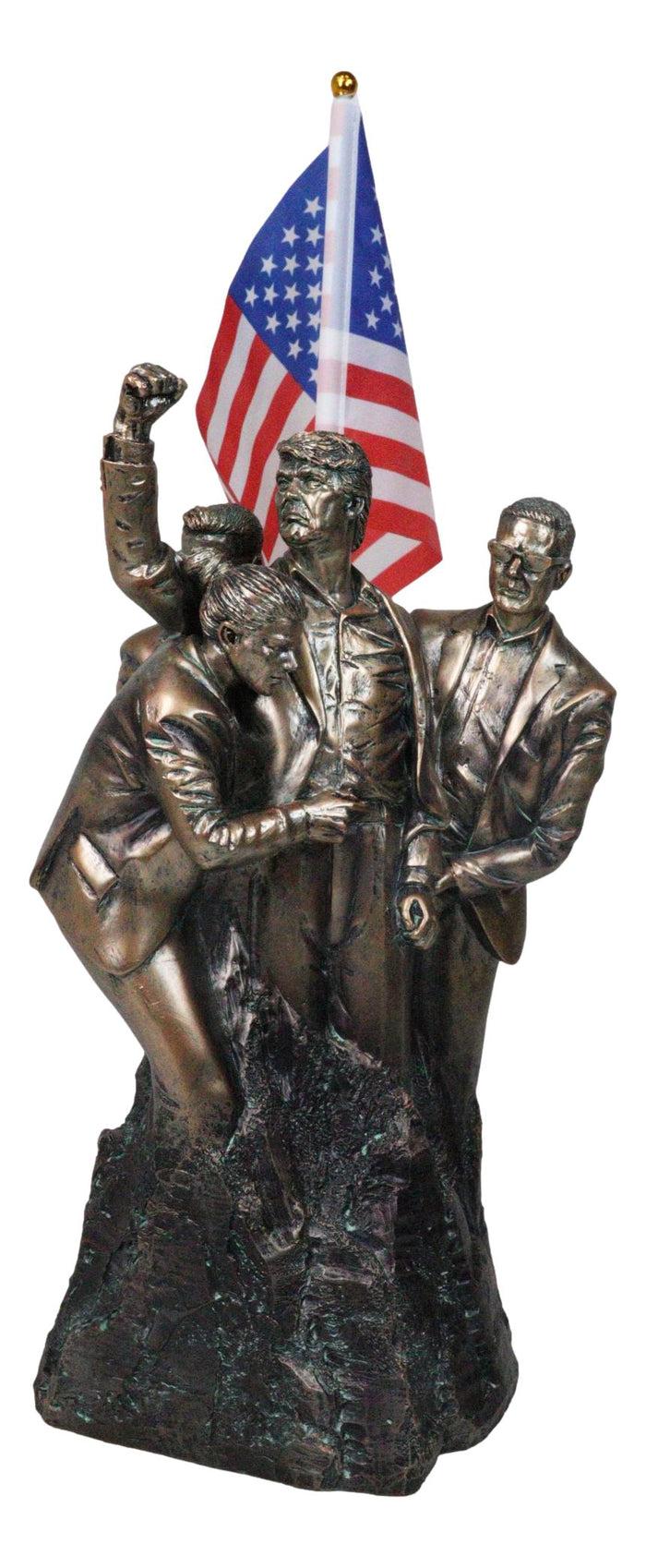 USA President Donald Trump Raising Right Fist Fight Butler Rally MAGA Figurine