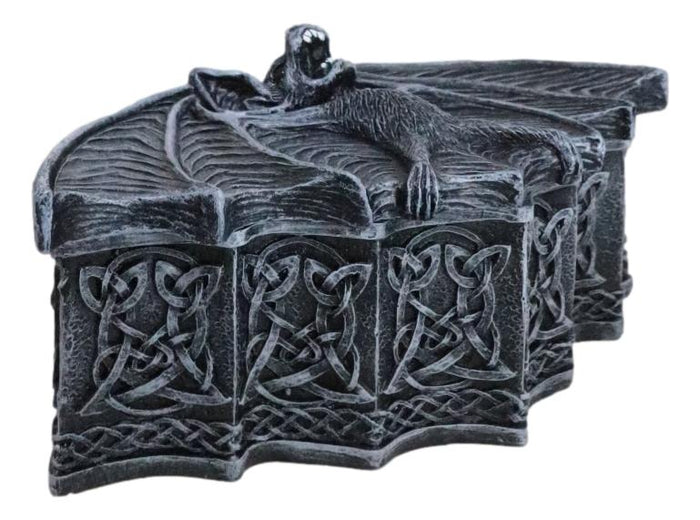 Vampire Nosferatu Bat Pentagram Celtic Knotwork Rune Symbols Decorative Box