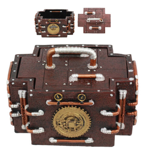 Vintage Retro Design Steampunk Emergency Medic Shaped Jewelry Trinket Box Decor