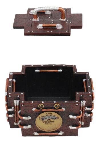 Vintage Retro Design Steampunk Emergency Medic Shaped Jewelry Trinket Box Decor