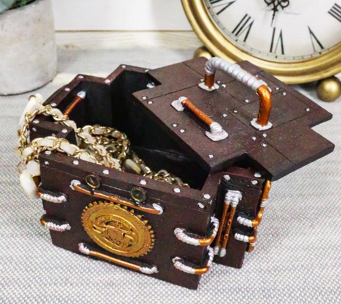 Vintage Retro Design Steampunk Emergency Medic Shaped Jewelry Trinket Box Decor