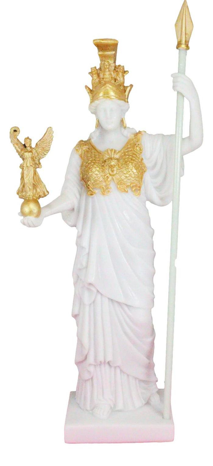 Virgin Patroness Of Athens Athena Greek Goddess Figurine Wisdom War Strategy