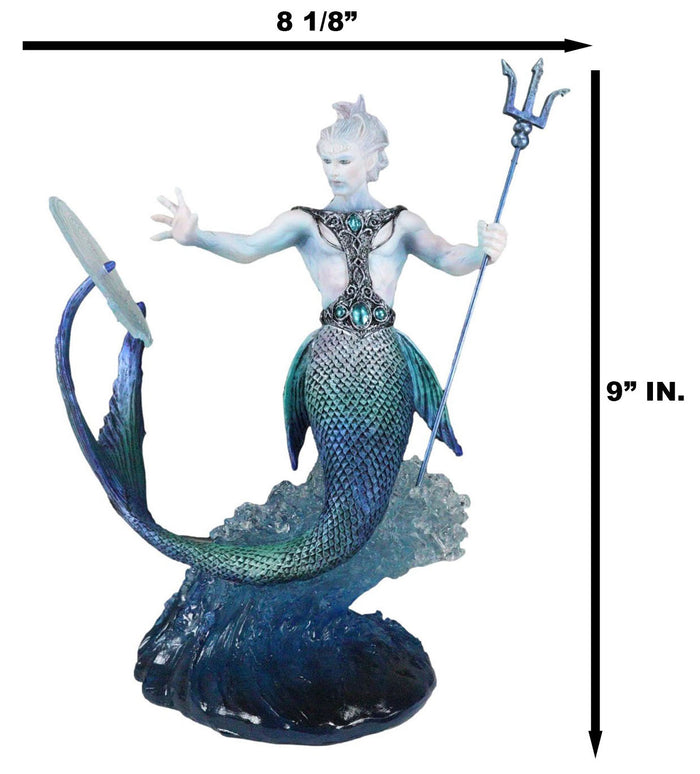 Water Elemental Talokan Sea Wizard Sorcerer Bending Ocean Spirit Energy Figurine