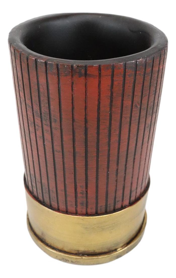 Western Shotgun Bullet Shells Set Of 3 Soap Dish Toothbrush Holder Tumbler Cup
