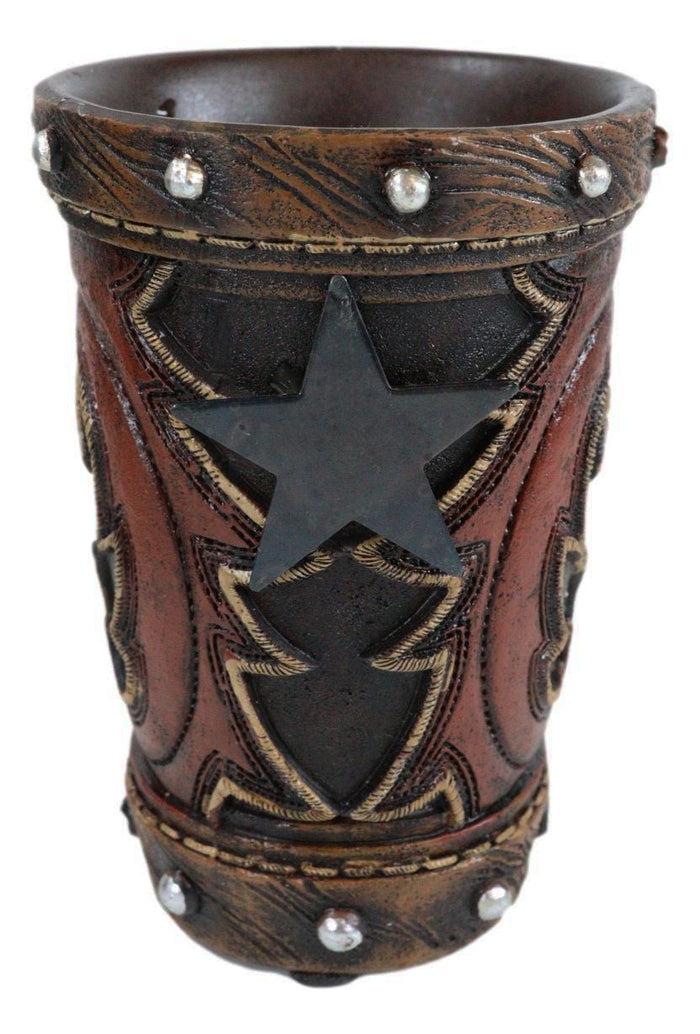 Western Star Cowboy Country Bootcut Cup Soap Dish And Toothbrush Holder Set