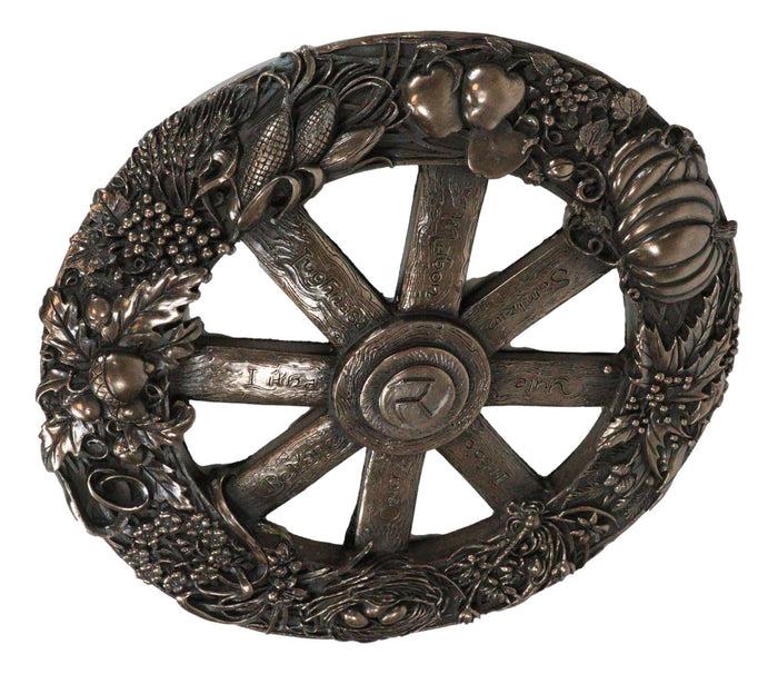 Wheel Of The Year Wall Plaque Eight Pagan Festivals Sabbats By Maxine Miller