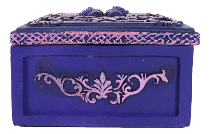 Wicca Fortune Telling Scrying Crystal Ball With Palms Tarot Cards Decorative Box