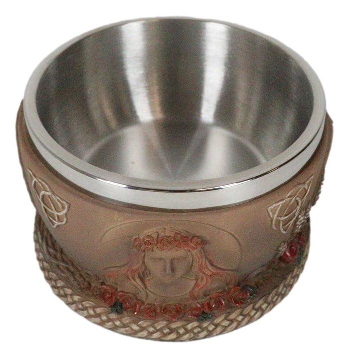 Wicca Metaphysical Triple Goddess Mother Maiden Crone Smudging Smudge Bowl