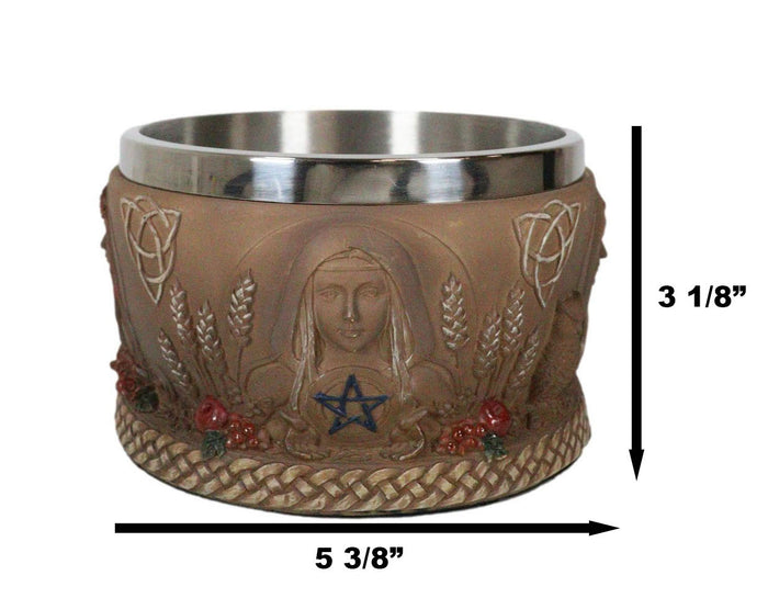 Wicca Metaphysical Triple Goddess Mother Maiden Crone Smudging Smudge Bowl