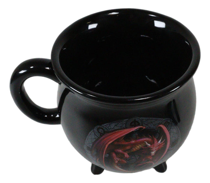 Wicca Sabbats Wheel Of The Year Lammas Dragon Heat Color Changing Cauldron Mug