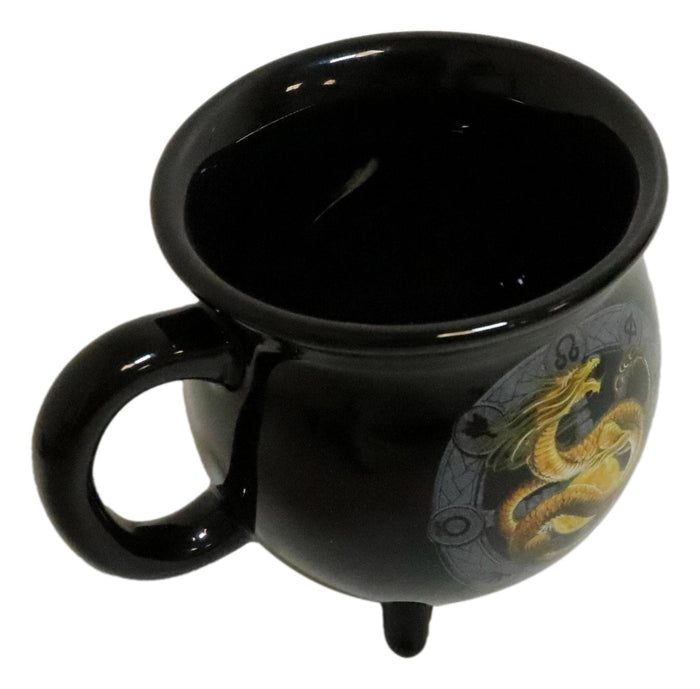 Wicca Sabbats Wheel Of The Year Litha Dragon Heat Color Changing Cauldron Mug