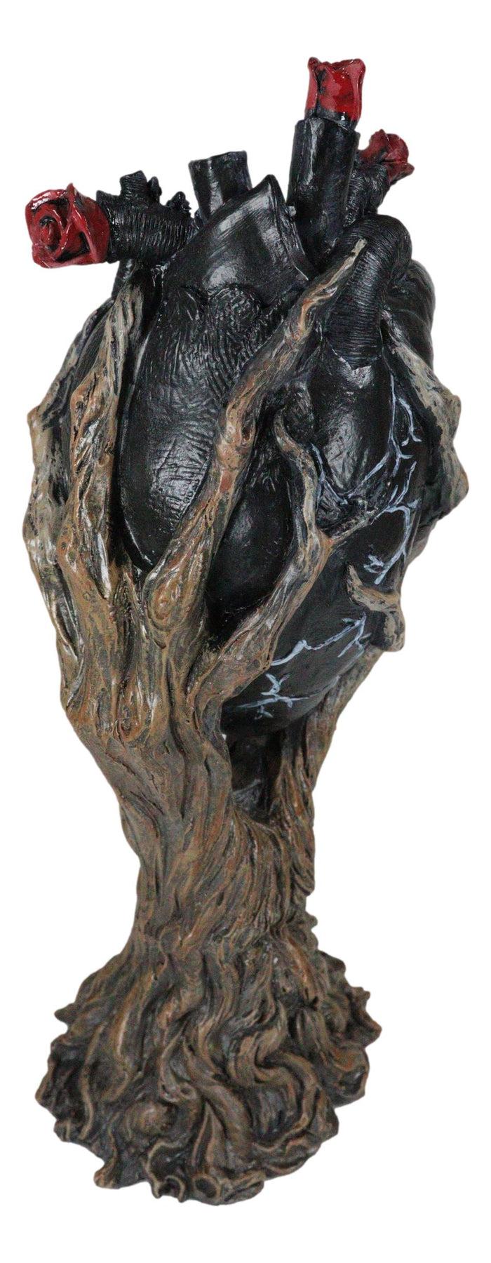 Wicca Spirit God Celtic Greenman Ent Holding Black Human Anatomy Heart Figurine