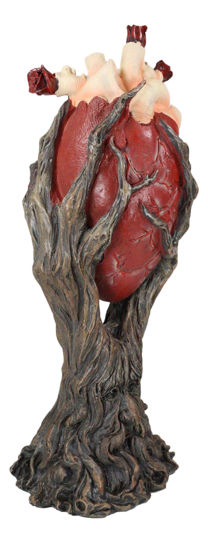 Wicca Spirit God Celtic Greenman Ent Holding Red Human Anatomy Heart Figurine