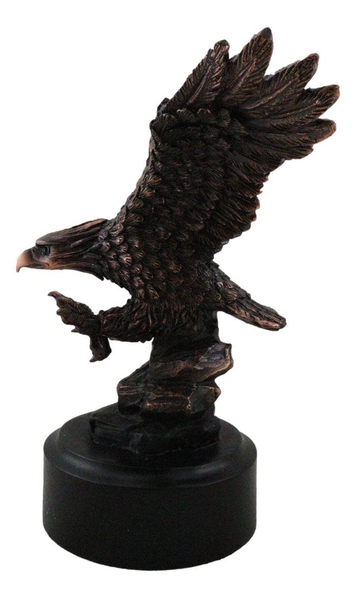 Wings Of Glory King Of The Skies Majestic Bald Eagle Swooping On Prey Figurine