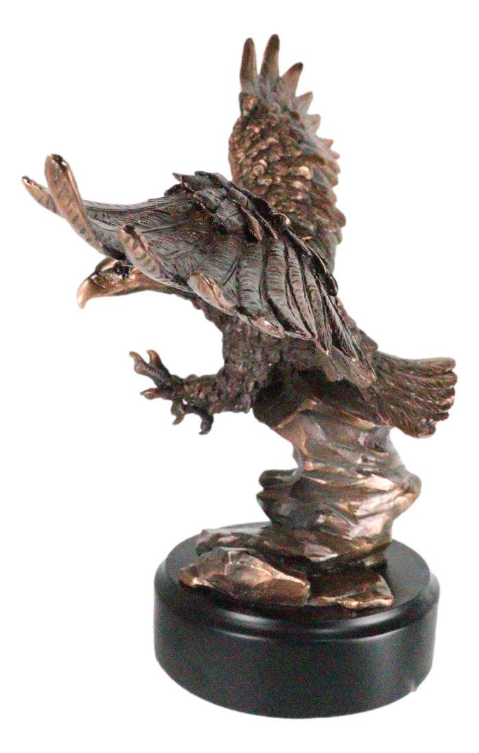 Wings Of Glory King Of The Skies Majestic Bald Eagle Soaring Figurine With Base