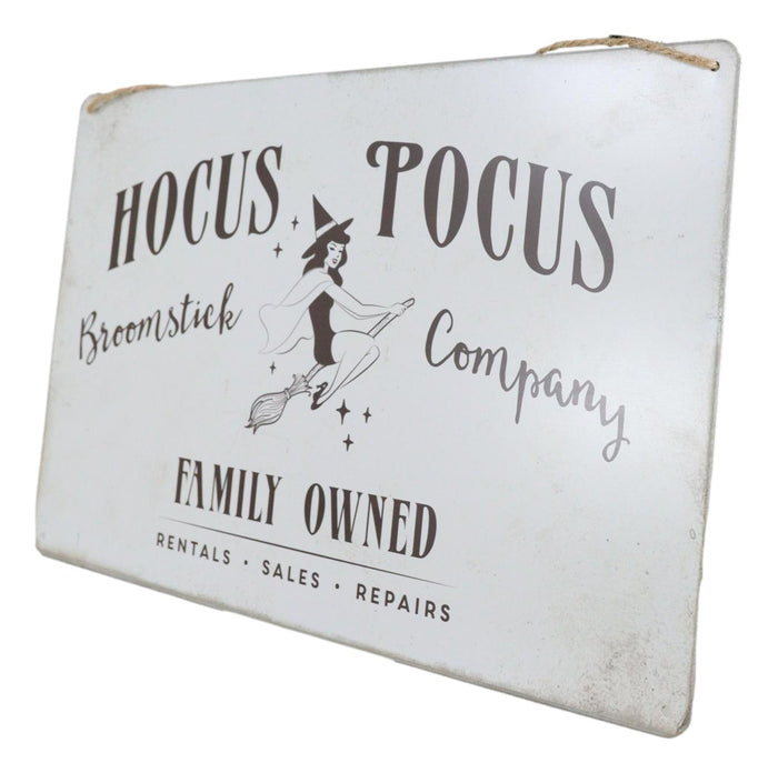 Witch Hocus Pocus Family Owned Rentals Sales Repairs Broomstick Co Wall Sign