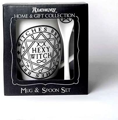 Witches Brew Hexy Witch Mug And Spoon By Alchemy England
