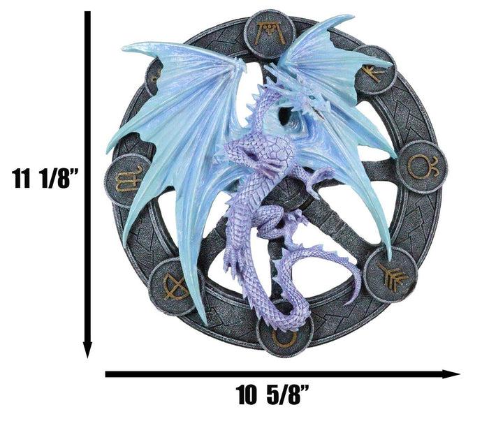 Yule Drake Winter Solstice Wheel Of The Year Sabbats Of The Dragon Wall Decor
