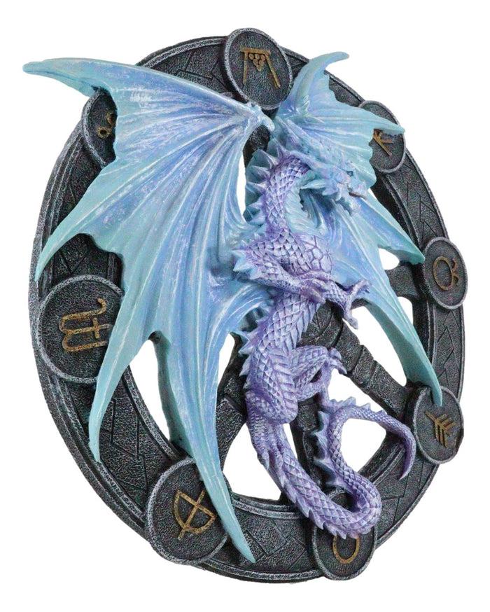 Yule Drake Winter Solstice Wheel Of The Year Sabbats Of The Dragon Wall Decor