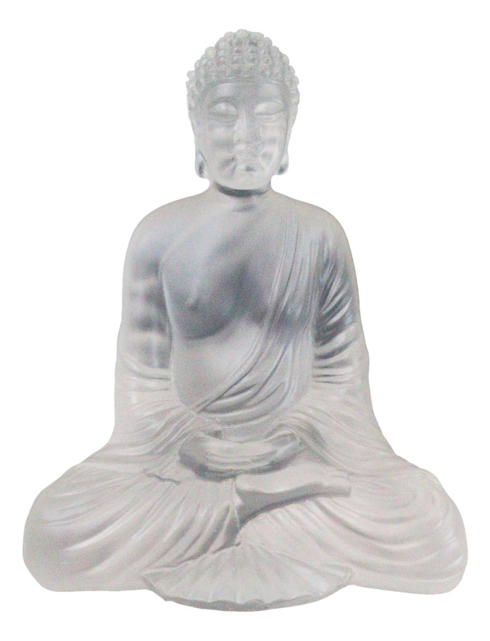 Zen Shakyamuni Buddha Meditating Clear Translucent Acrylic Resin Figurine Zen Shakyamuni Buddha Meditating Clear Translucent Acrylic Resin Figurine