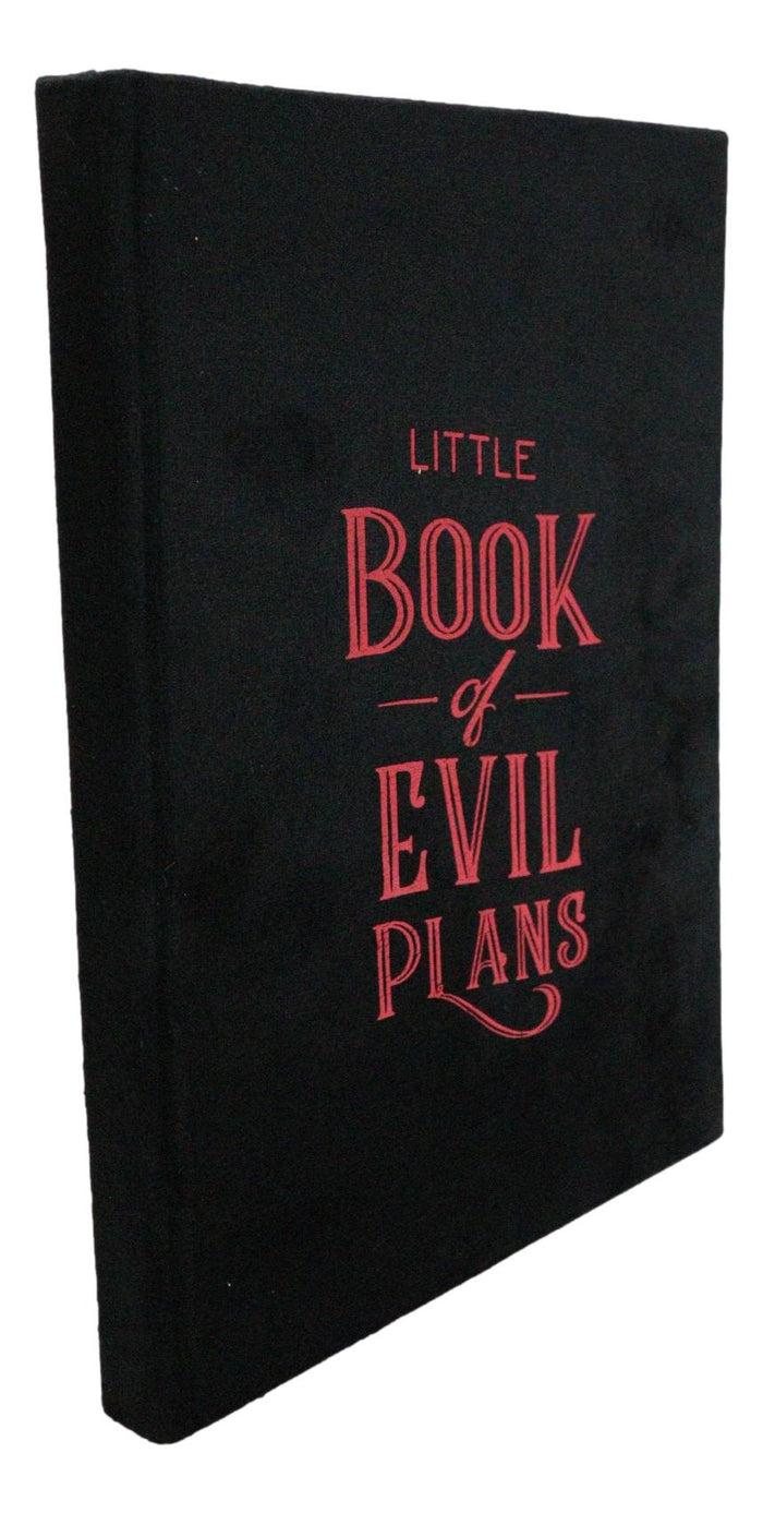 Dark Arts Little Book Of Evil Plans A5 Lined Pages Velvet Cover Journal Book