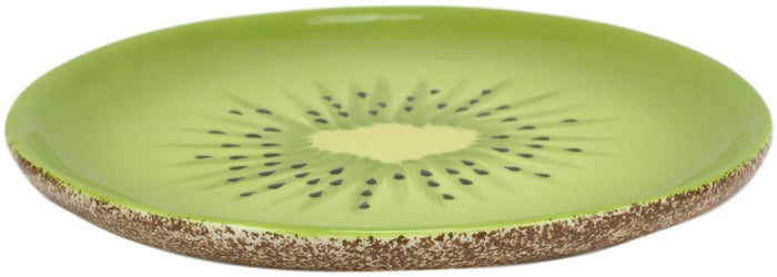 Ebros 6.5" Diameter Gourmet Kitchen Fruity Kiwi Appetizer Serving Plate (1 PC)