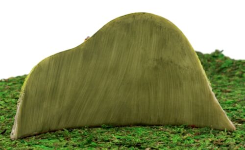 Ebros Gift Enchanted Fairy Garden Miniature Withered Tree Cottage House Under Curved Stony Green Hill Figurine 4"H Do It Yourself Ideas For Your Home