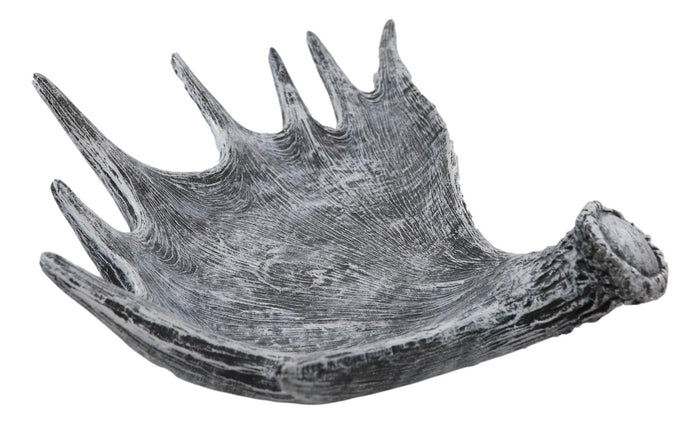 Ebros Large 20"W Distressed Rustic Bull Moose Antler Rack Accent Display Platter Plate