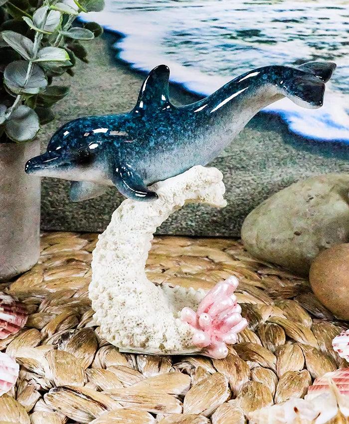 Ebros Marine Ocean Bottlenose Dolphin Swimming Under Sea Figurine Collectible