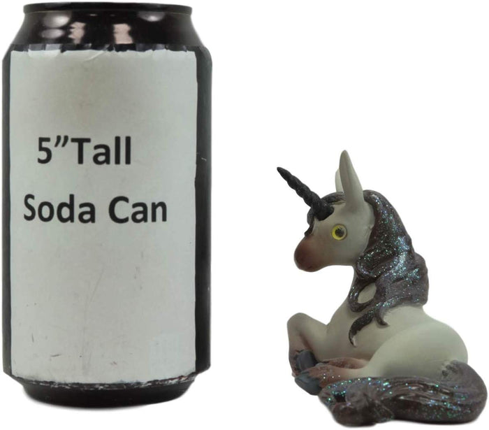 Ebros My Little Unicorn Horse Figurine In Pastel Colors (Twilight Jupitar)