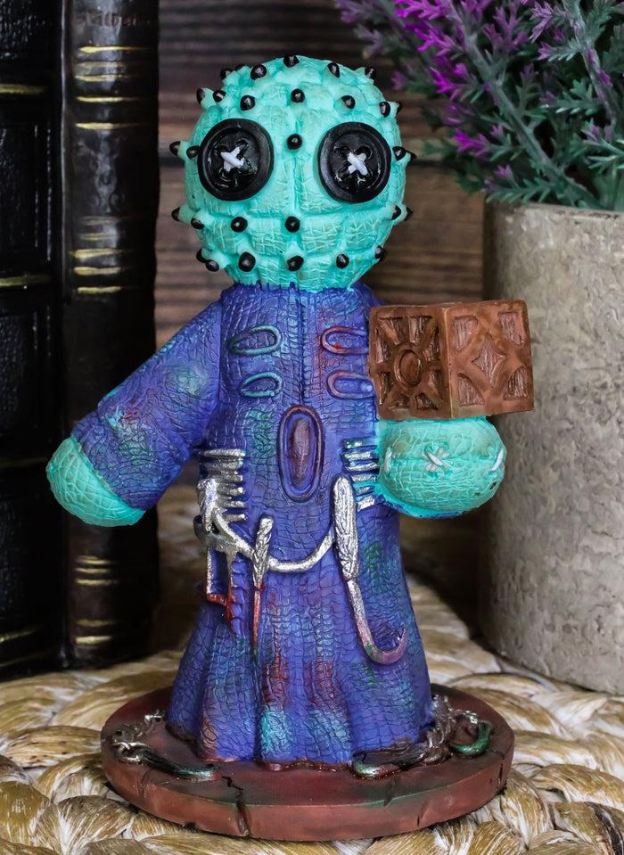 Ebros Pinheadz Monster With Voodoo Stitches Figurine 4.25"H (Pinhead Hellbound)