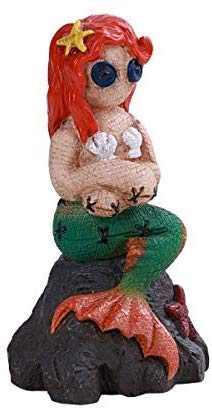 Ebros Pinheadz Monster With Voodoo Stitches Figurine 4.25"H (Serin The Mermaid)